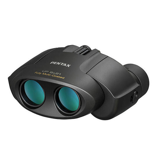 Jumelles PENTAX UP 8x21 — compactes, prismes Porro BK-7, lentilles multicouches.
