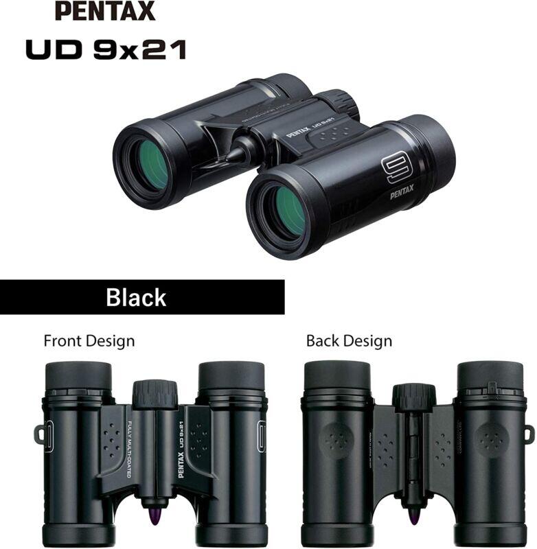 PENTAX UD 9x21 — Jumelles compactes 9x pour observation nature. 4/5