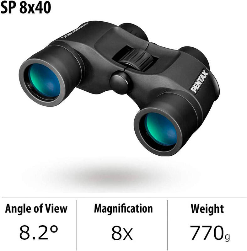 Pentax SP 8x40 — prismes BaK-4, étui inclus 4/5