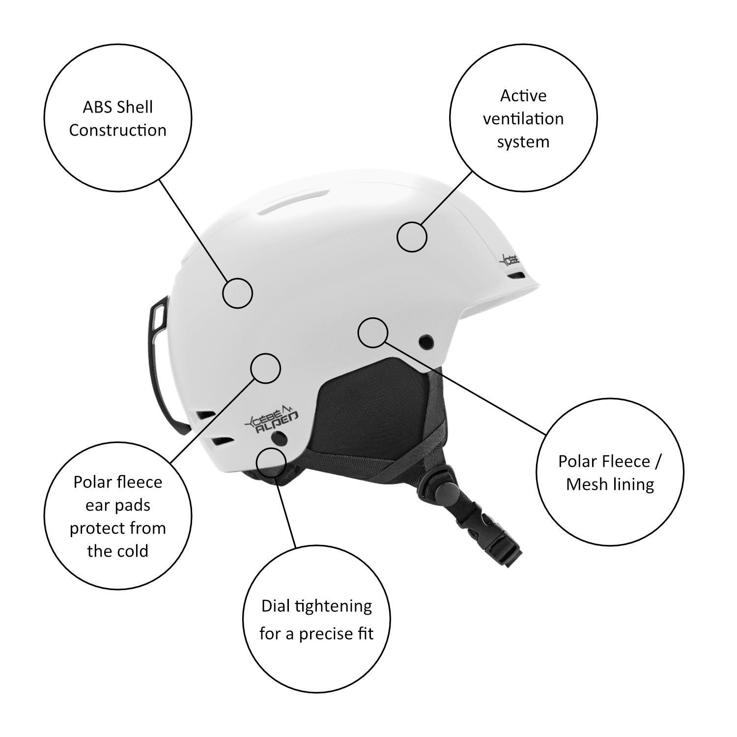 Casco de esquí/snow Cebe Alpen Hombre 3/3