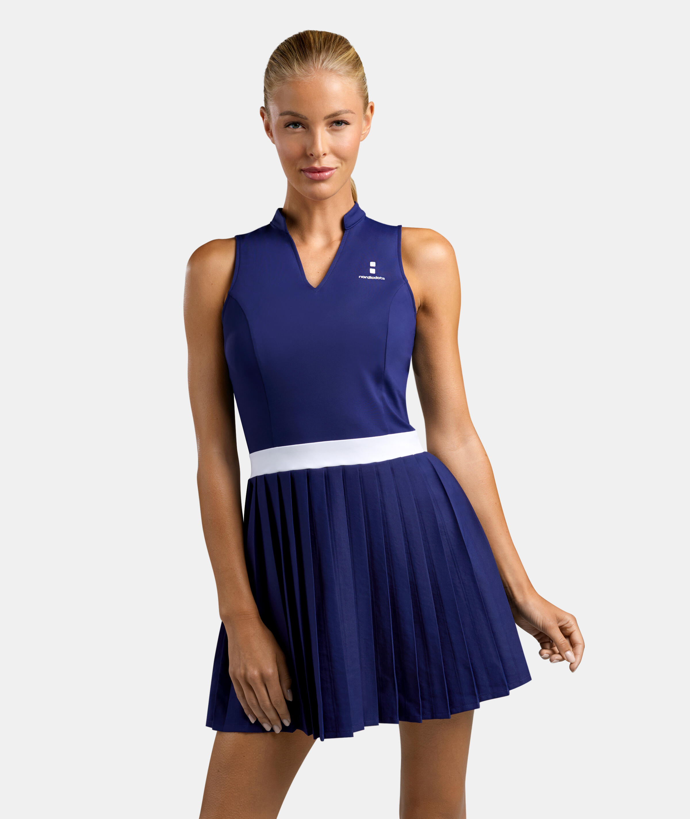 NORDICDOTS Women's Elegance Dress Tennis/Padel Navy