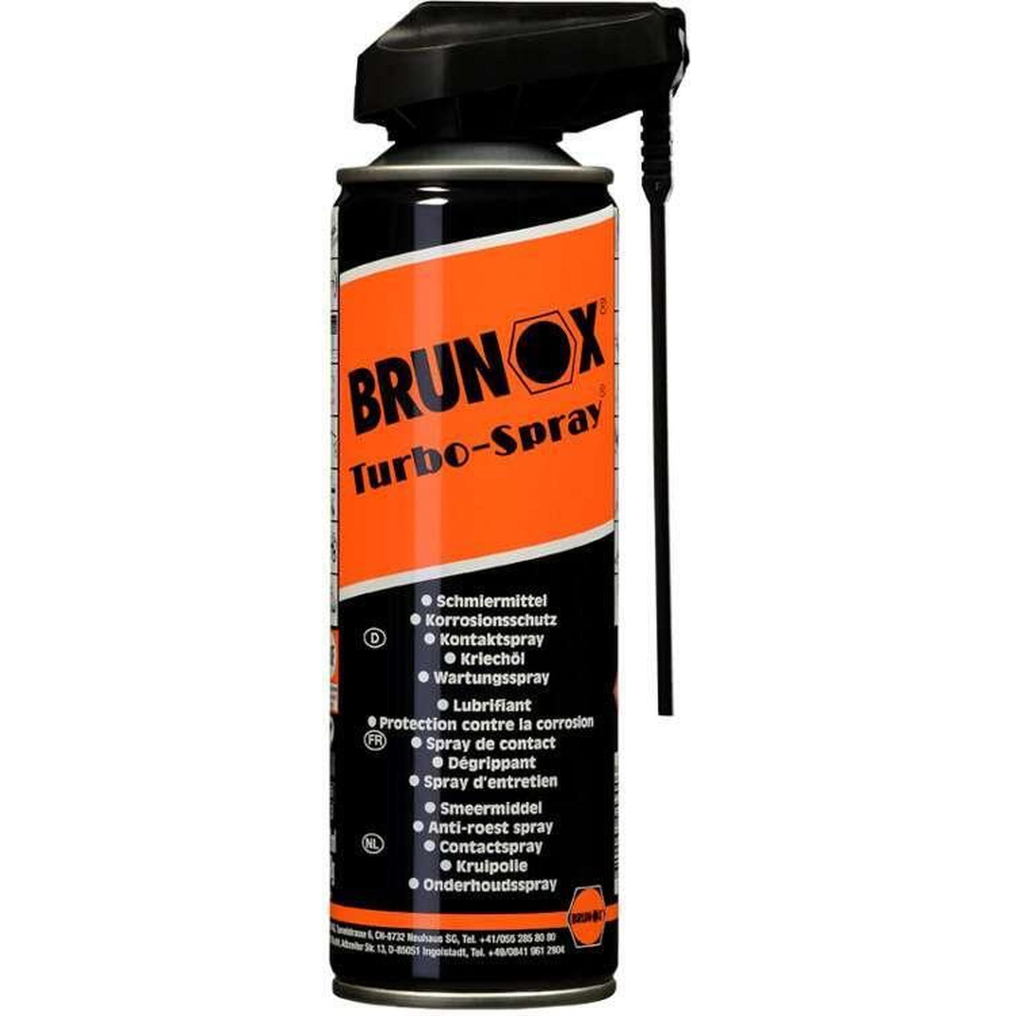 Brunox - Brunox Aérosol Turbo Spray 300ml Power Click - Bombe Anti-crevaison - Incolore - Decathlon