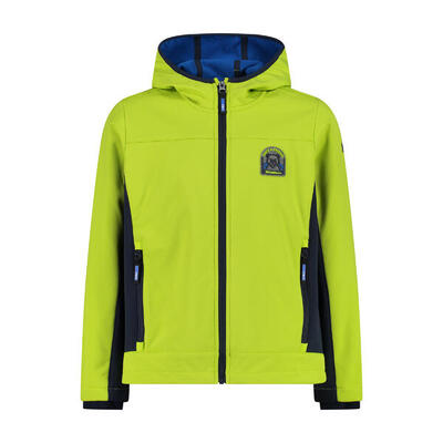 Softshell hooded jack voor kinderen cmp