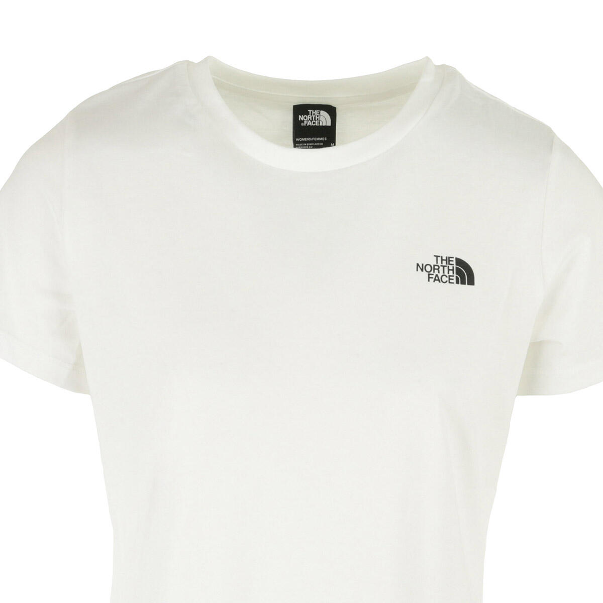 Maglietta da donna The North Face Simple Dome Bianca 3/4
