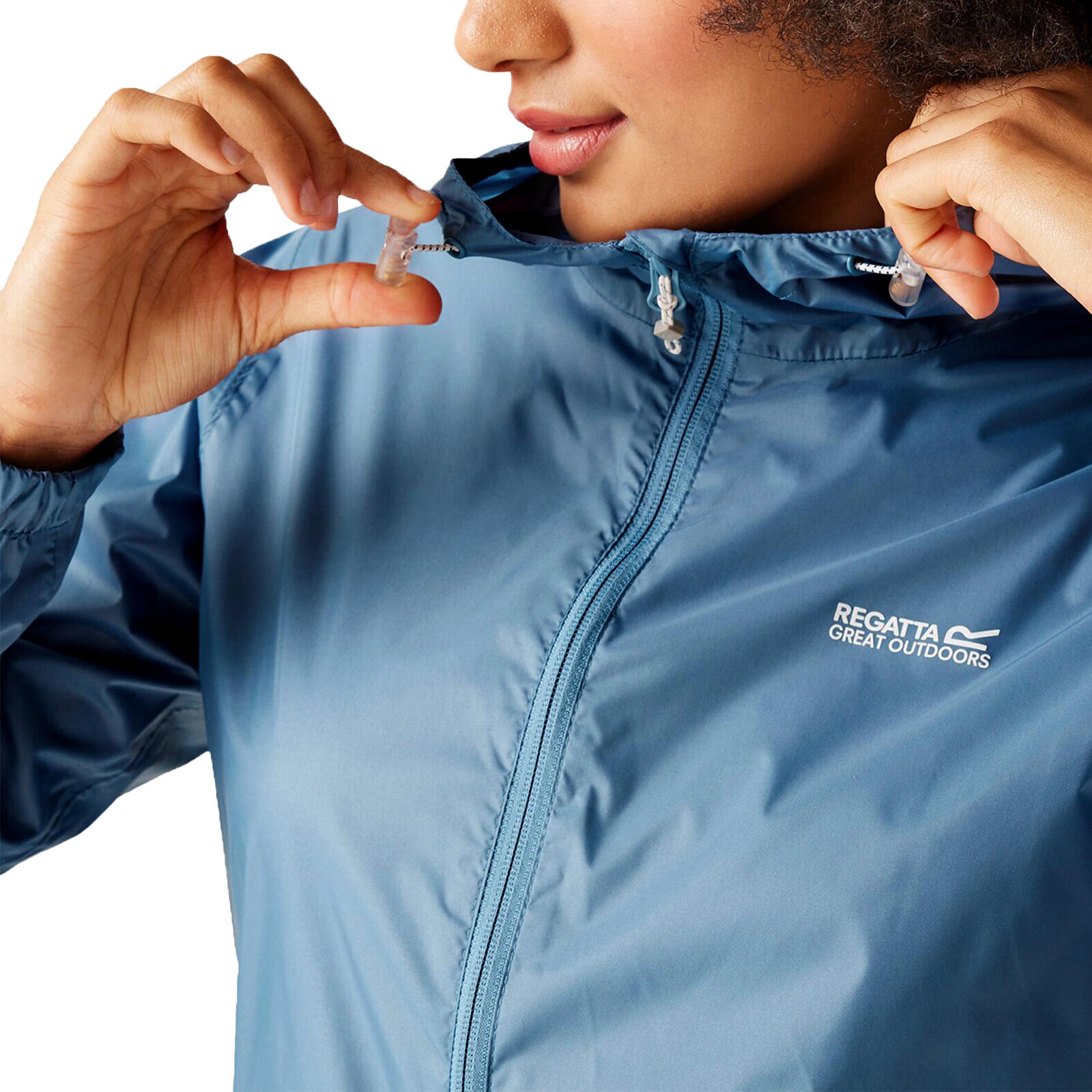 Regenjacke atmungsaktiv wasserdicht winddicht Damen - Pack It III 7/7