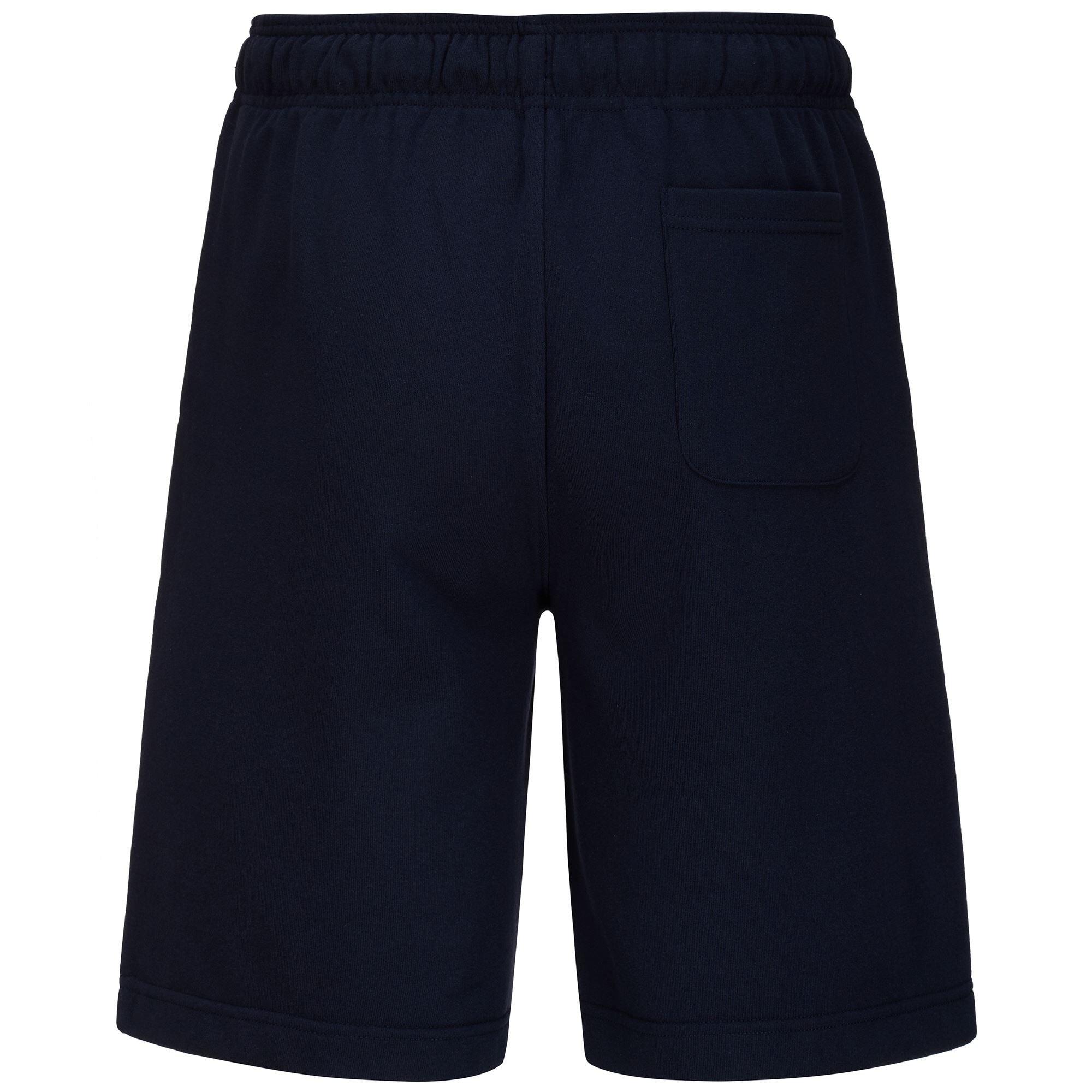Pantaloncini sportivi da uomo in cotone blu da palestra 3/4