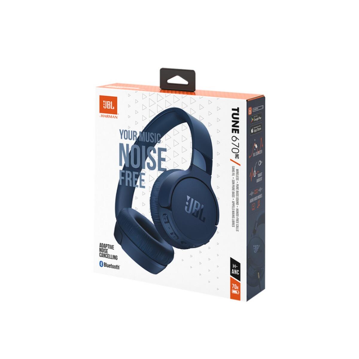 Casque bluetooth sans fil bleu 7/7