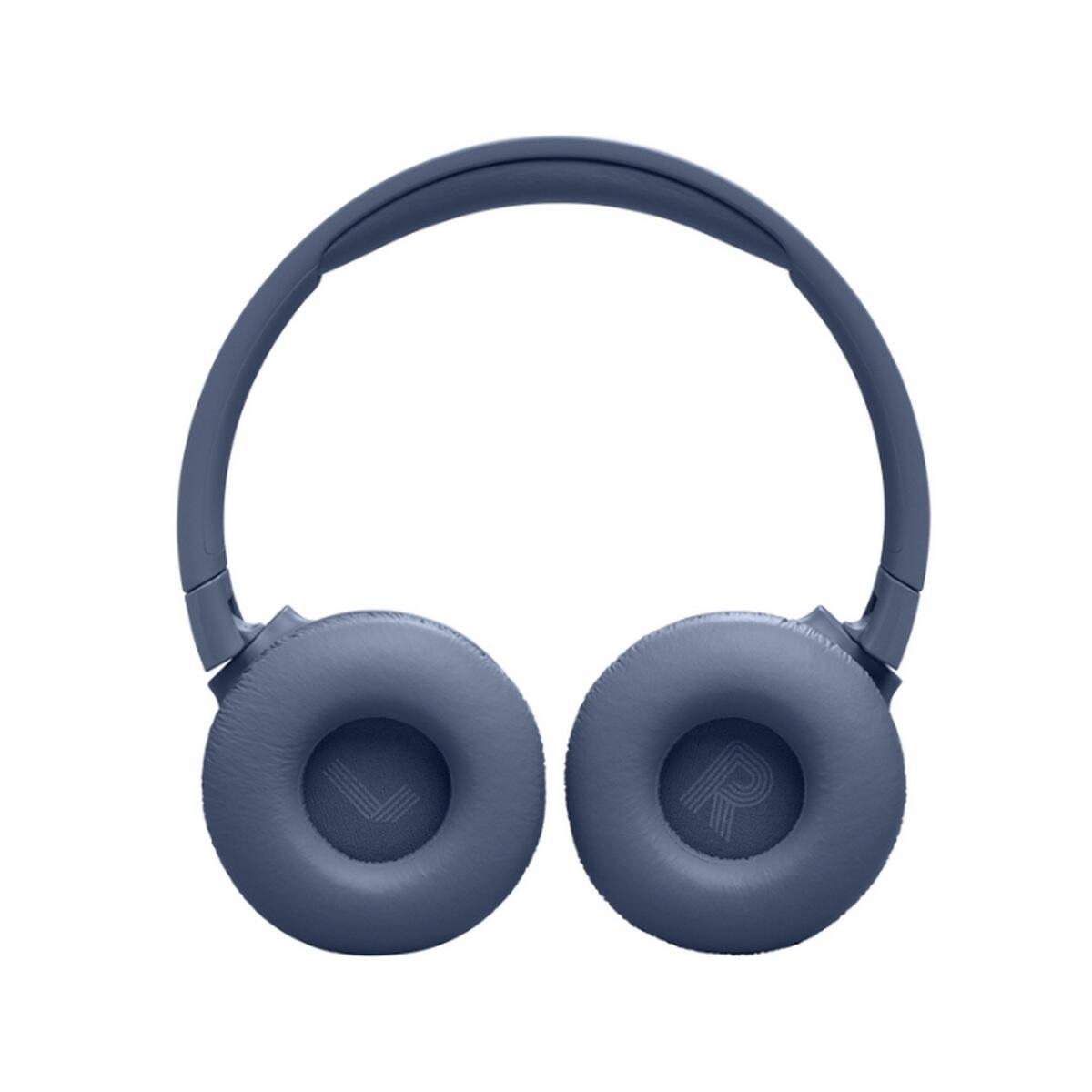Casque bluetooth sans fil bleu 6/7