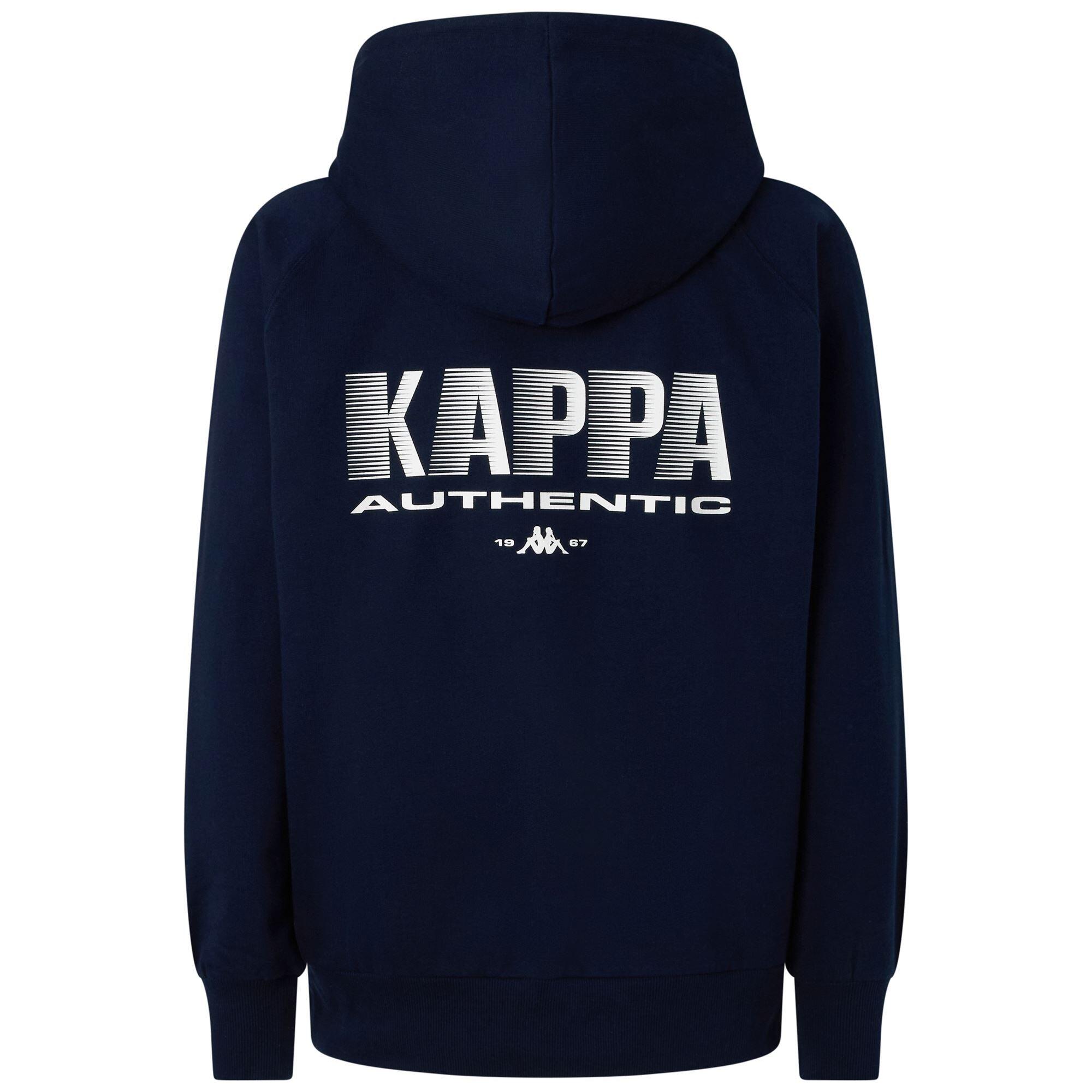Felpa da uomo in cotone blu da streetwear sportivo 3/6