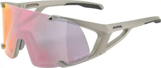 Olympische Sportbekleidung Alpina Sports Brille Hawkeye Qv Mat Schwarz