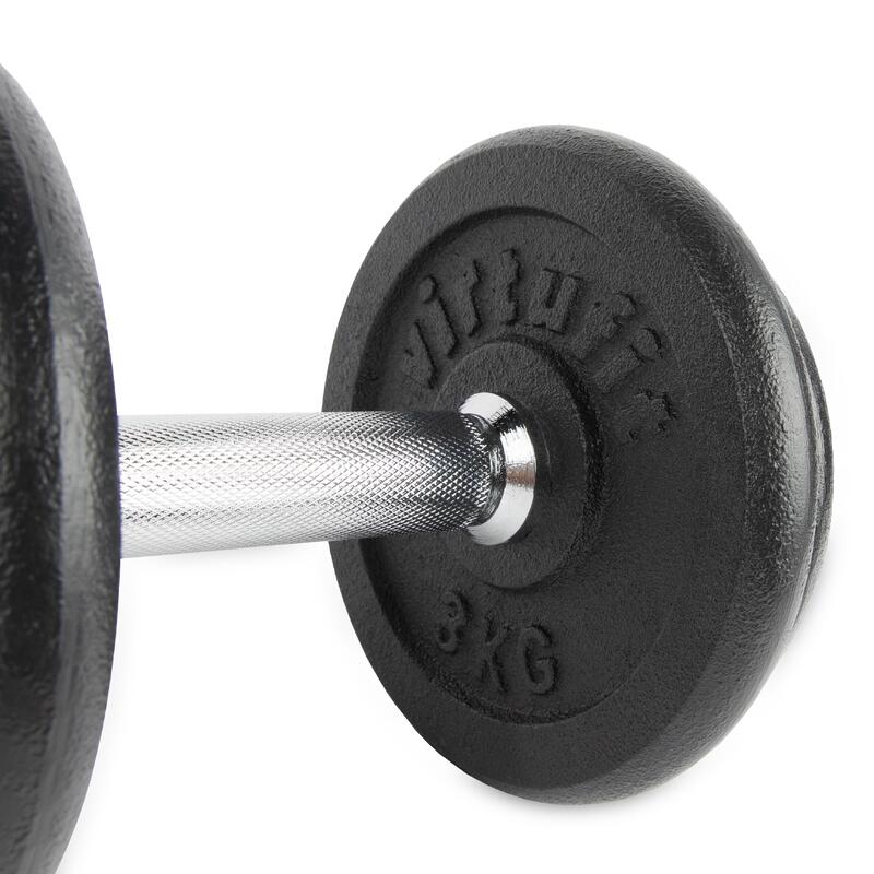 Gantera VirtuFit Ajustabile Cast Iron - 1 x 15 kg