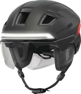 Casco smart ABUS Hyp‑E Bl.Ace Volcano Titan M 54–58 cm.