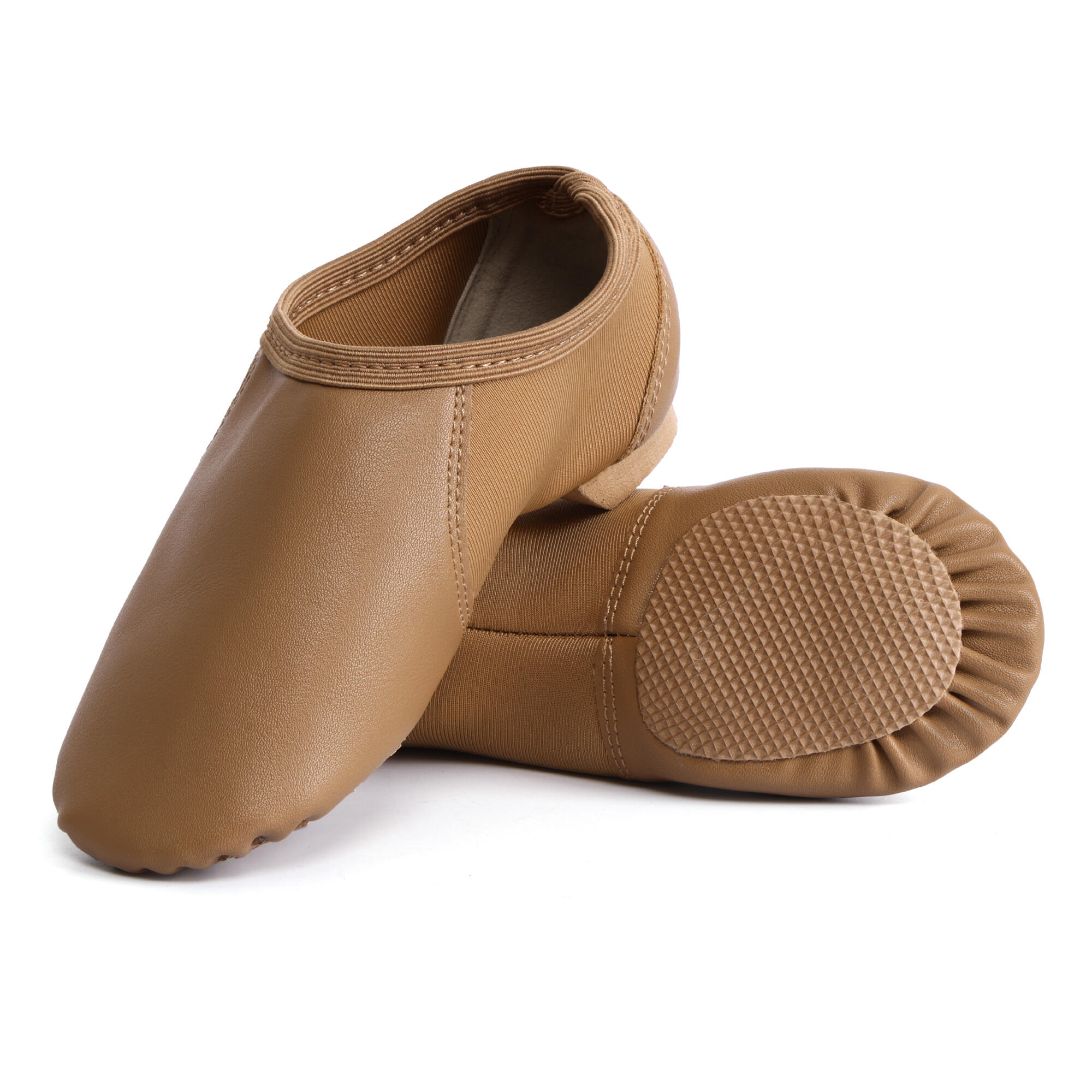 Breathable PU Leather Jazz Shoes for Kids & Adults – Lightweight Flexible Dance