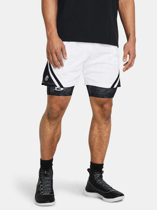 Pantalón corto de baloncesto Under Armour Curry Mesh Short 4 para hombre