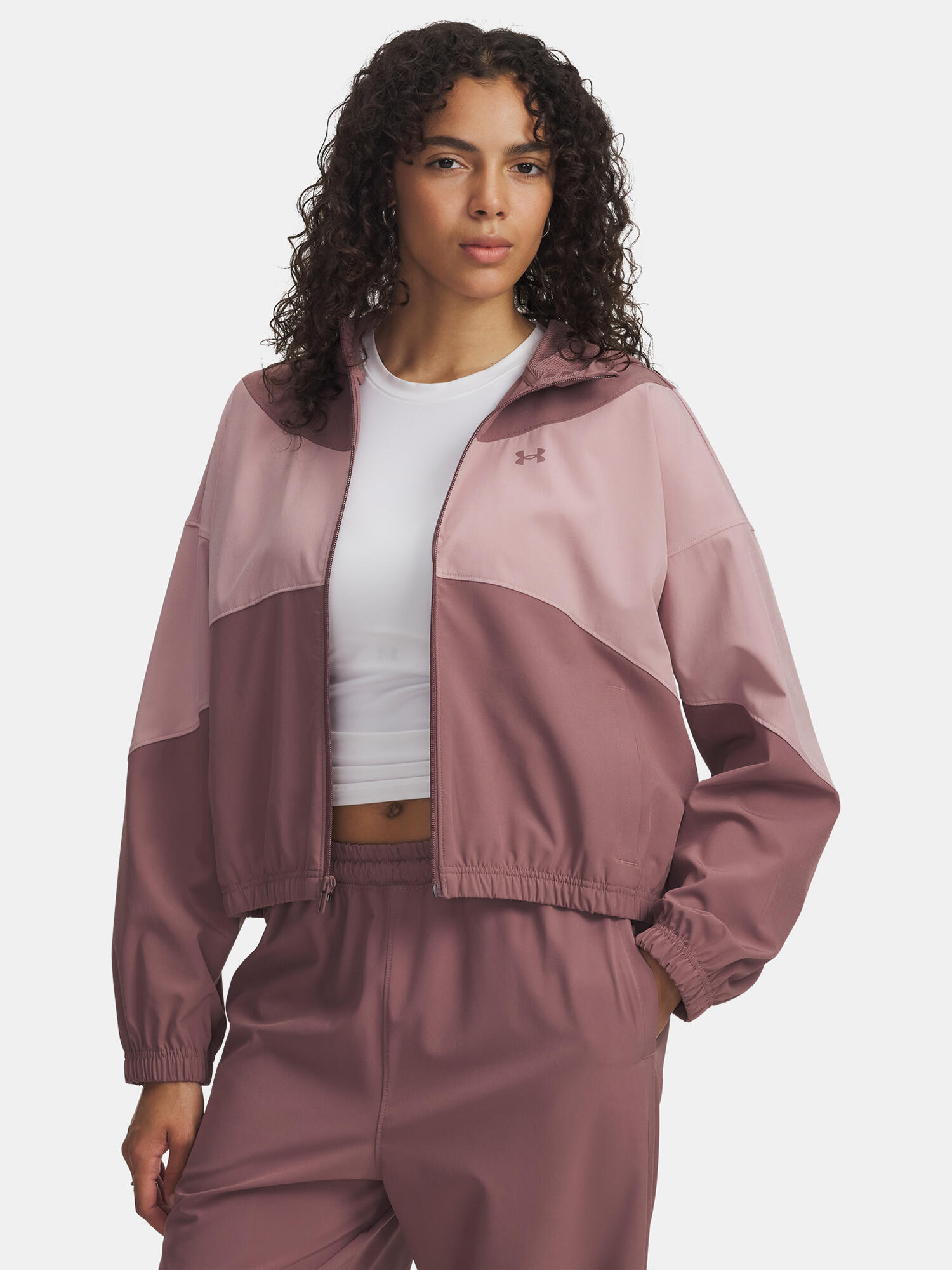 Veste à capuche tissée Under Armour Rival 1/4