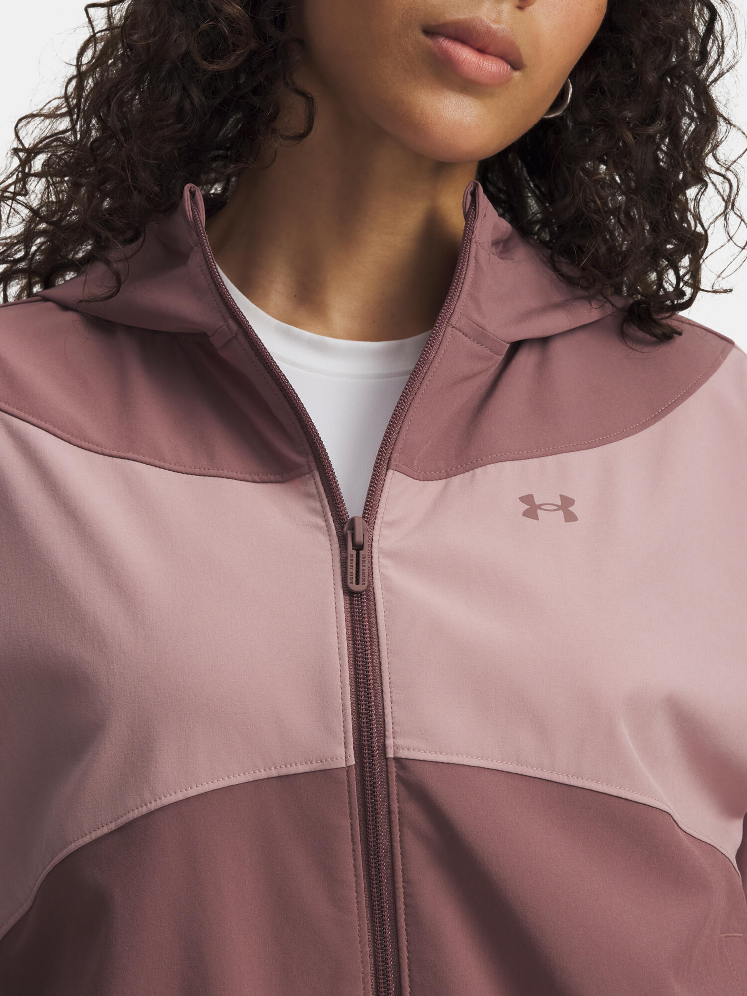 Veste à capuche tissée Under Armour Rival 3/4