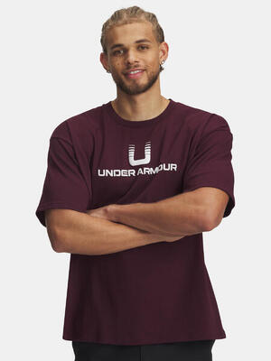 Under armour logo heavyweight t-shirt