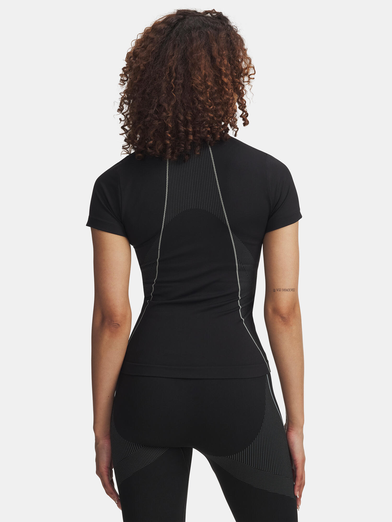 Dames trainingsshirt Under Armour Vanish Seamless zwart/staal/staal 2/4