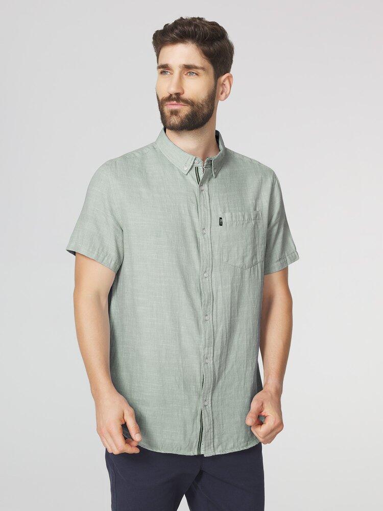 Camisa caqui claro para hombre TBS CALEL 2/5