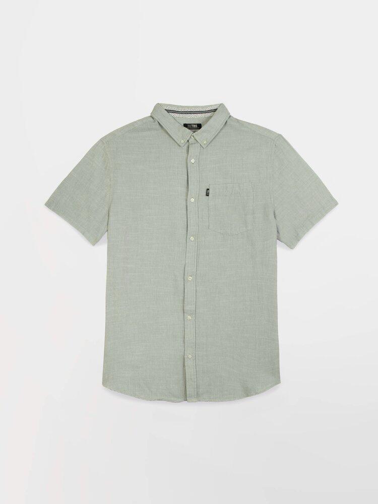 Camisa caqui claro para hombre TBS CALEL 5/5