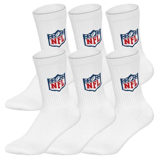 Socken Unisex 6er Pack Stretch-NFL SHIELD 6Pack Crew Socks
