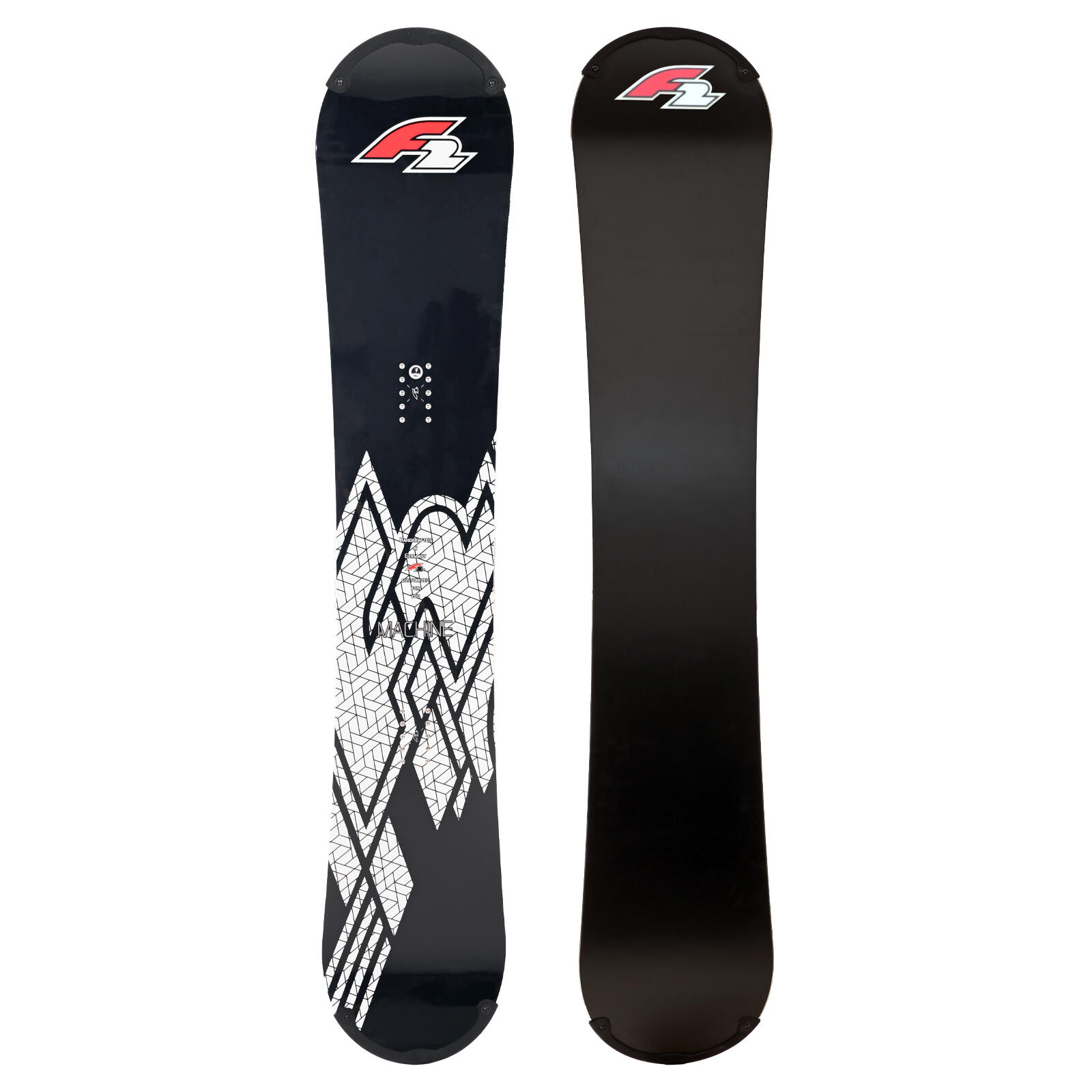 F2 Set Snowboard Rental Machine mit Protector 163xw cm + Sonic Bindung L 2/5