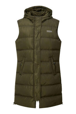 Nordberg helle puffer bodywarmer dames - groen