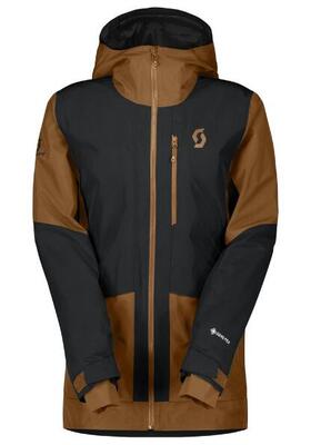 Scott vertic gore-tex 2-laags ski jas heren - zwart/bruin
