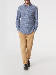 Chemise manches longues Homme - PERRICHE Bleu