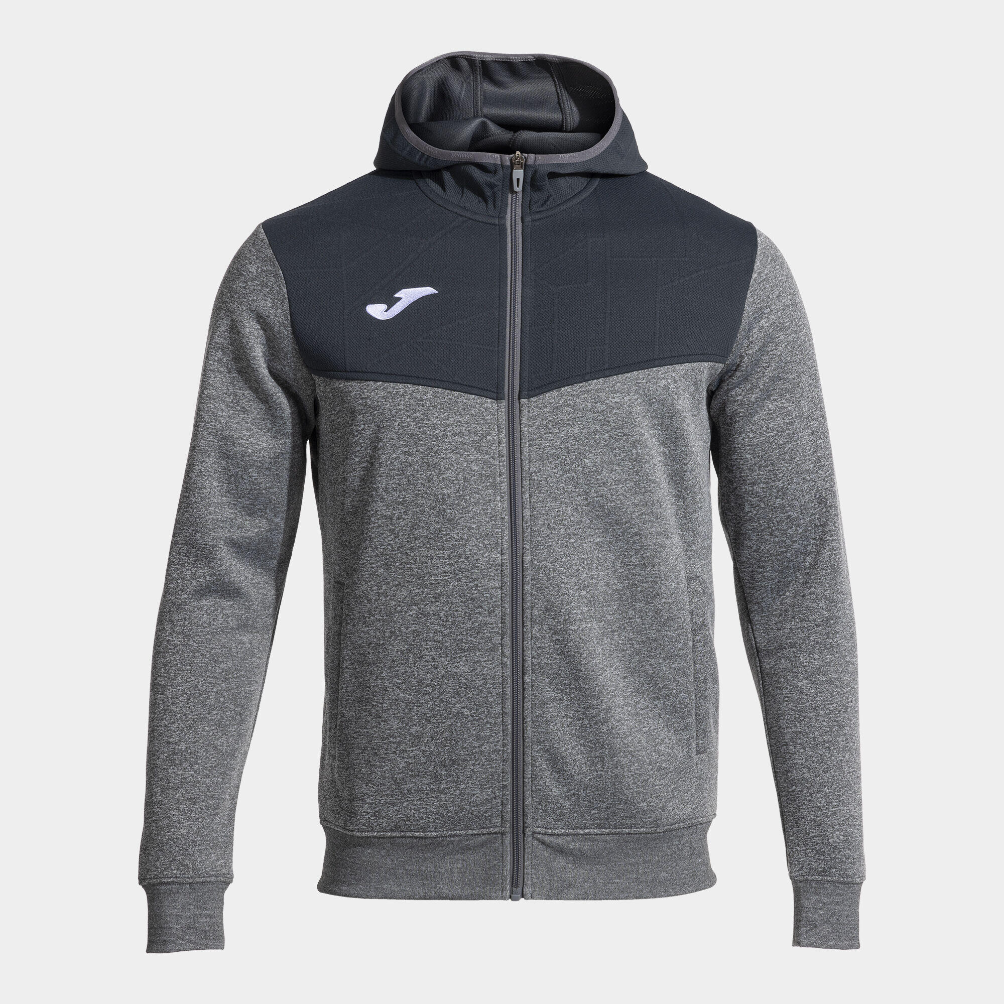 Joma - Veste À Capuche Football Homme Joma Campus Street Gris Melange - Gilet Manches Longues - Gris - Decathlon