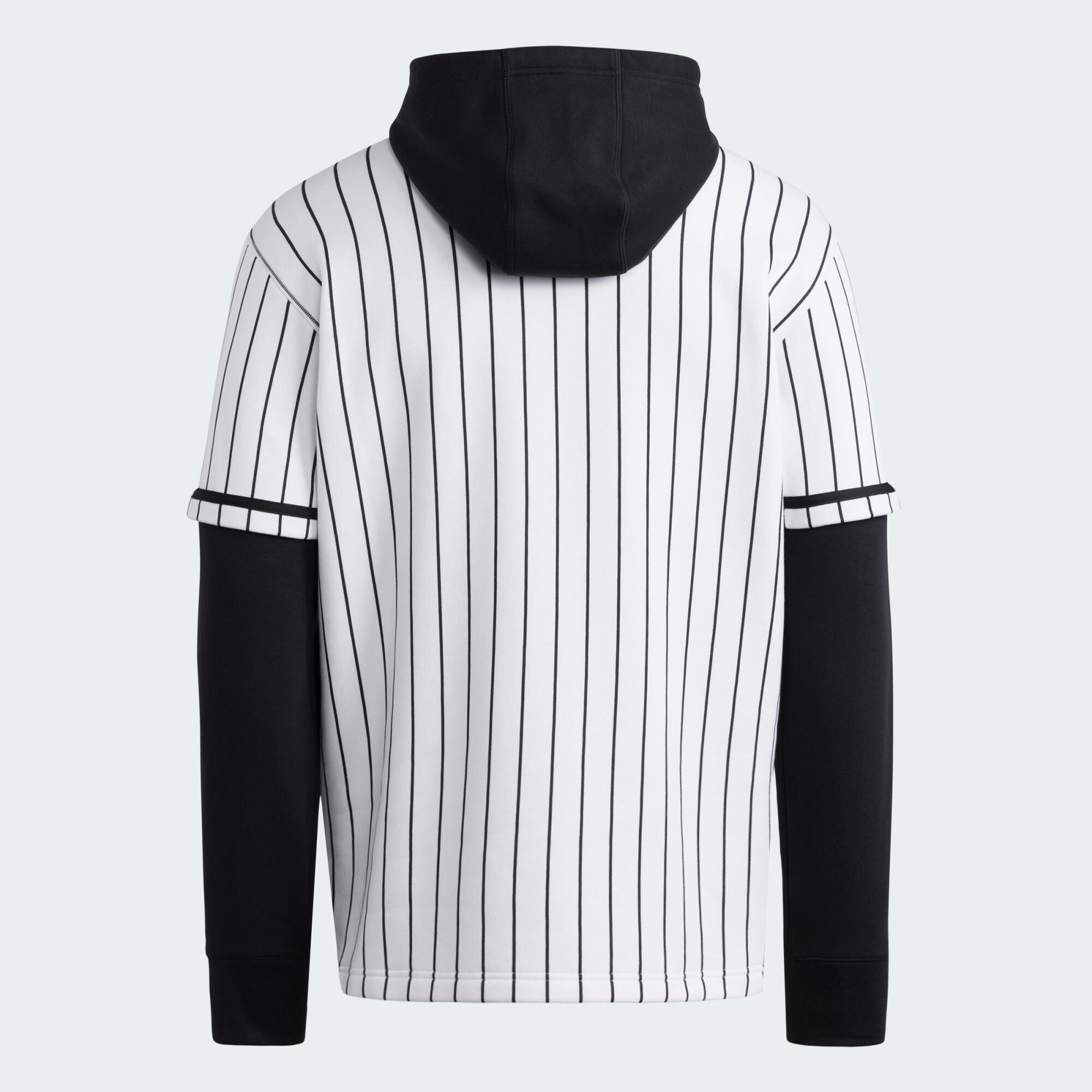 Maillot à capuche adidas Dugout Pinstripe 7/7