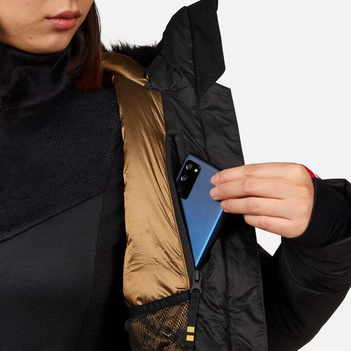 Rossignol Ventina Bomber Ski Jas Dames - Zwart 6/7