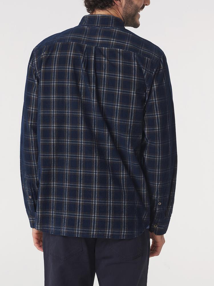 Camisa de Hombre TBS FLOYDCHE Azul Marino 4/5