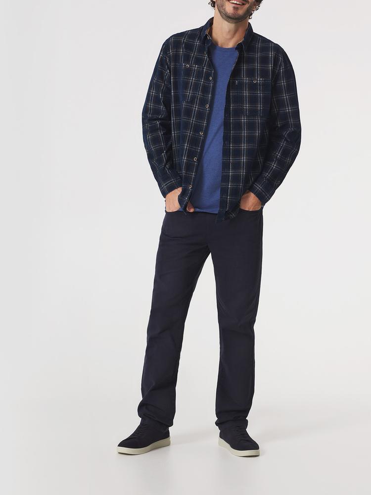 Camisa de Hombre TBS FLOYDCHE Azul Marino 1/5