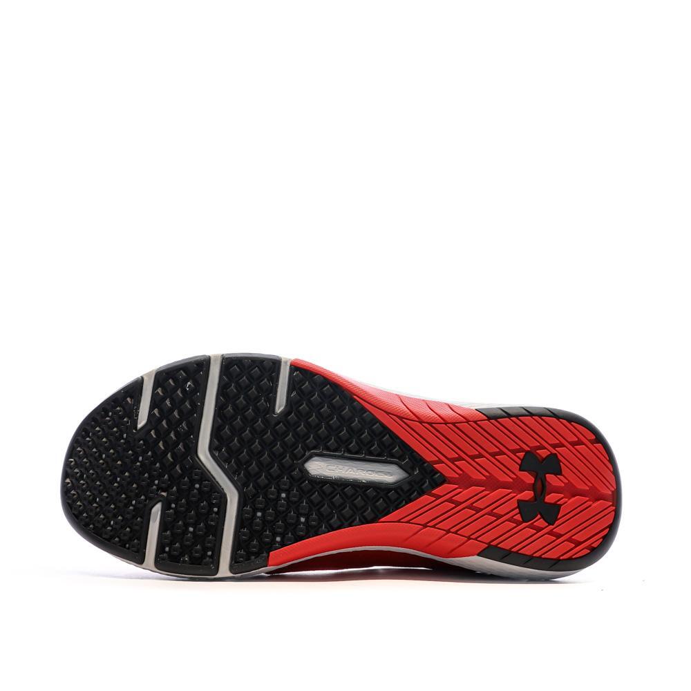 Zapatillas de entrenamiento rojas Under Armour Charged Commit 3 para hombre 5/7