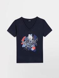 T-shirt manches courtes Femme - LUGDITEE Blanc/ecru