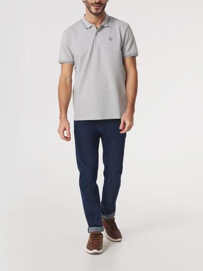 Polo manches courtes Homme - ATTONPOL Gris