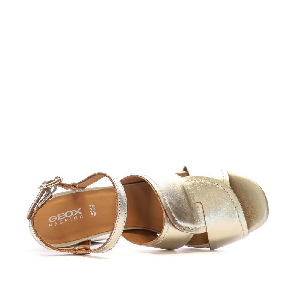 Sandales Dorées Femme Geox  Neraklia 4/7