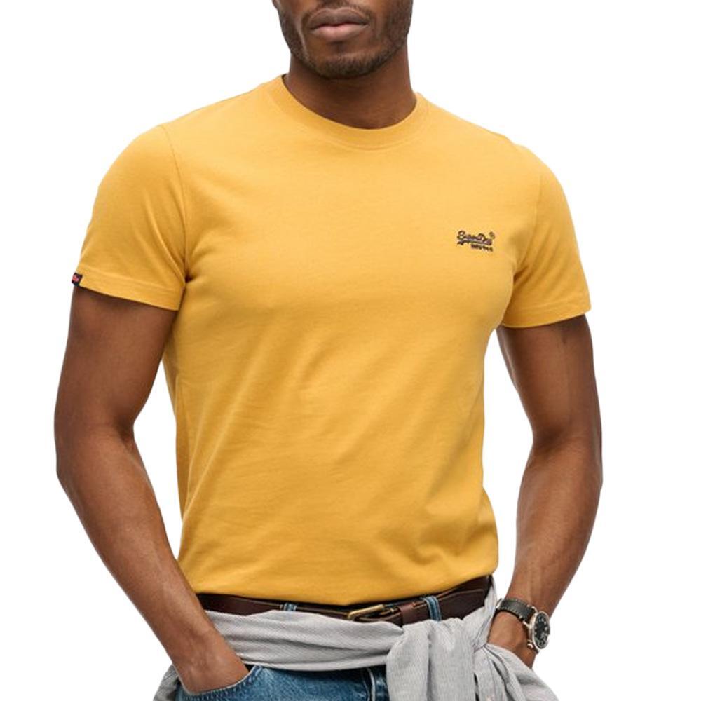 T-Shirt Jaune Homme Superdry Essentials 1/2