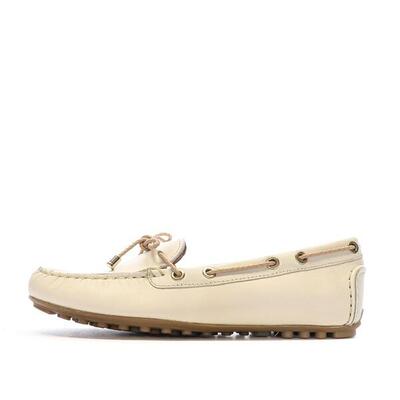 Geox leelyan beige dames mocassins