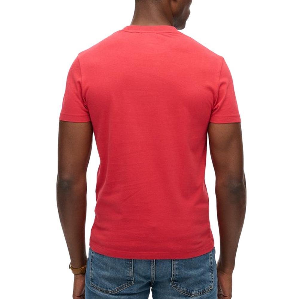 T-Shirt Rouge Homme Superdry Essentials 2/5