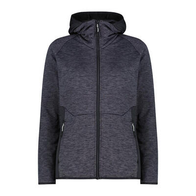 Dames fleece met capuchon cmp