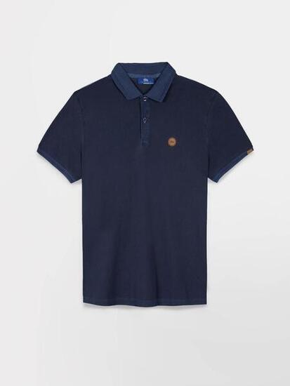 Polo manches courtes Homme JAIROPOL Navy 100% coton