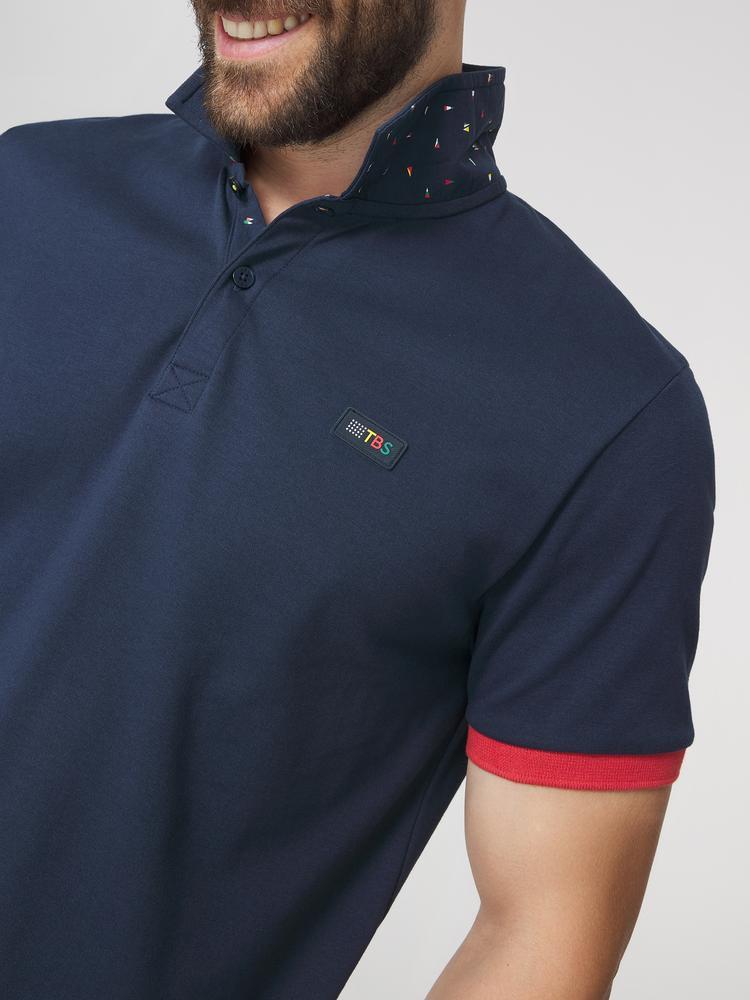 Polo Uomo TBS BARZO Marine 4/5
