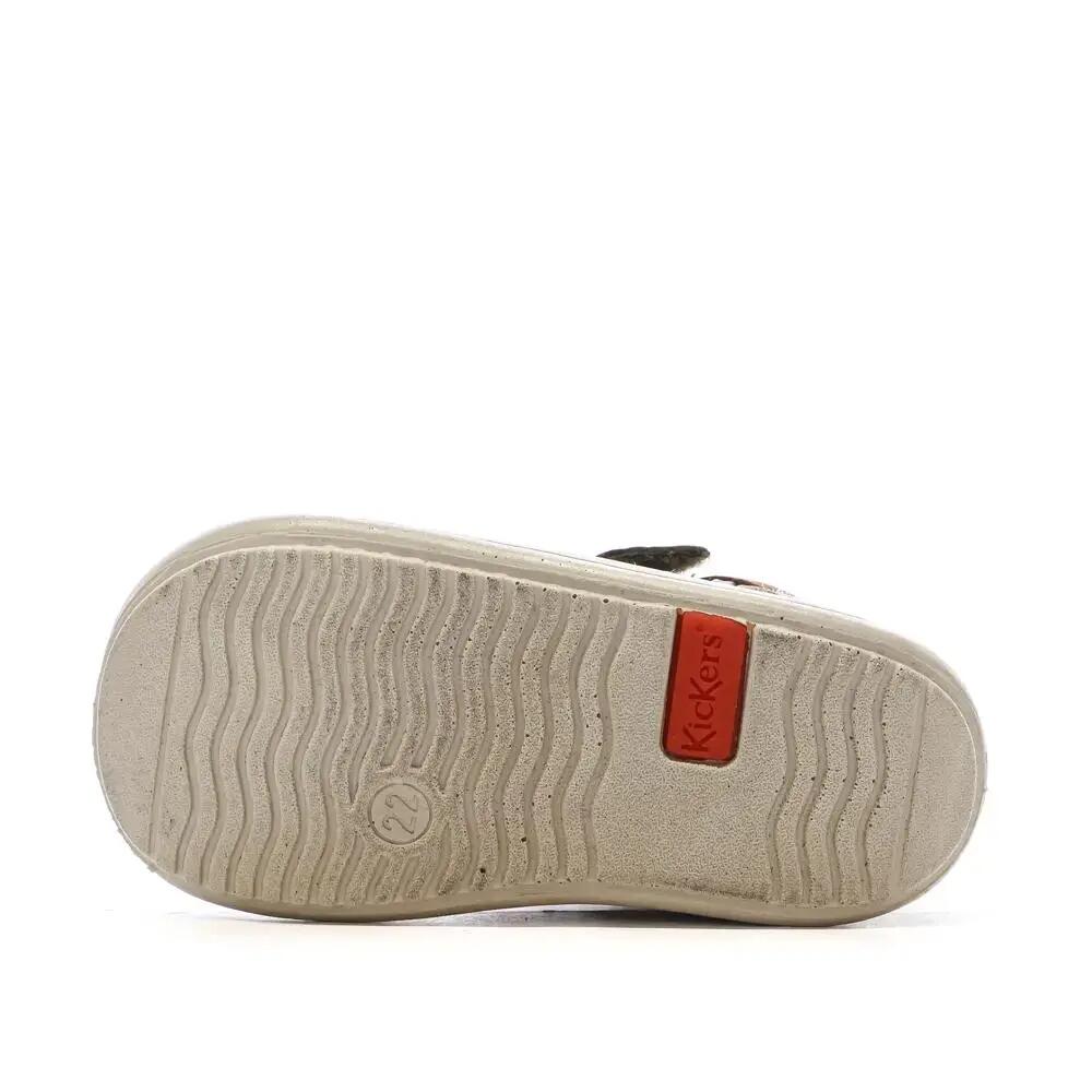 Baskets Hautes Beige/Camel Garçon Kickers Bottillon 6/7
