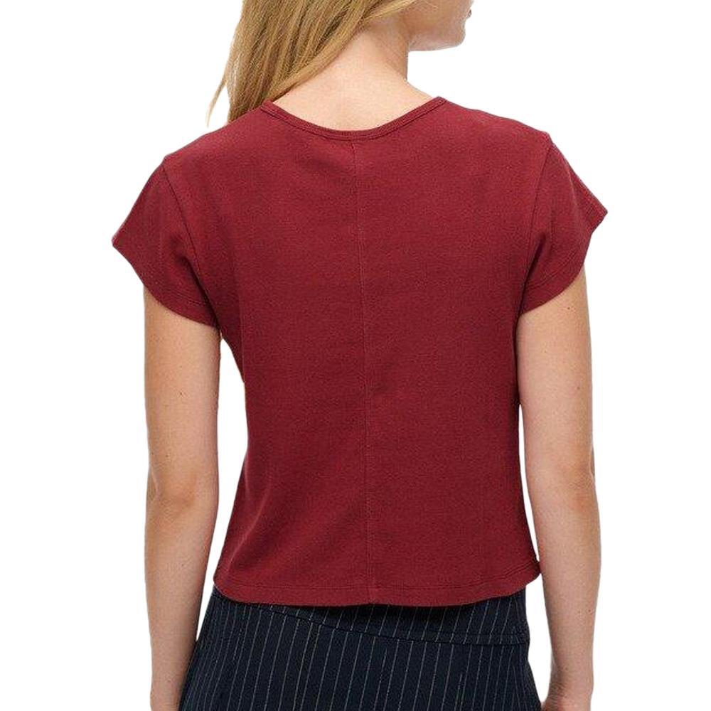 T-shirt Rouge Femme Superdry Athletic Essential 3/7