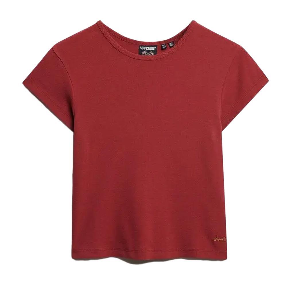 T-shirt Rouge Femme Superdry Athletic Essential 2/7