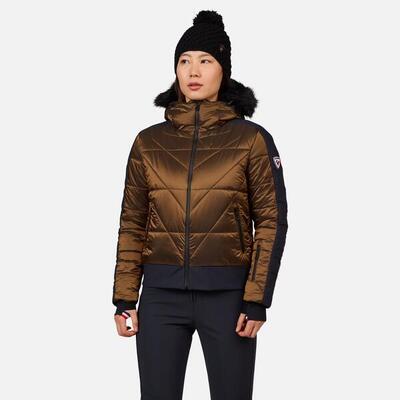 Rossignol ventina bomber ski jas dames - brons