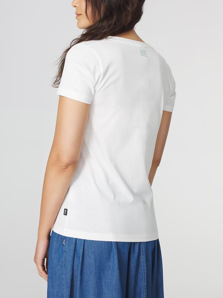 Camiseta Blanca de Mujer TBS LUGDITEE 4/4