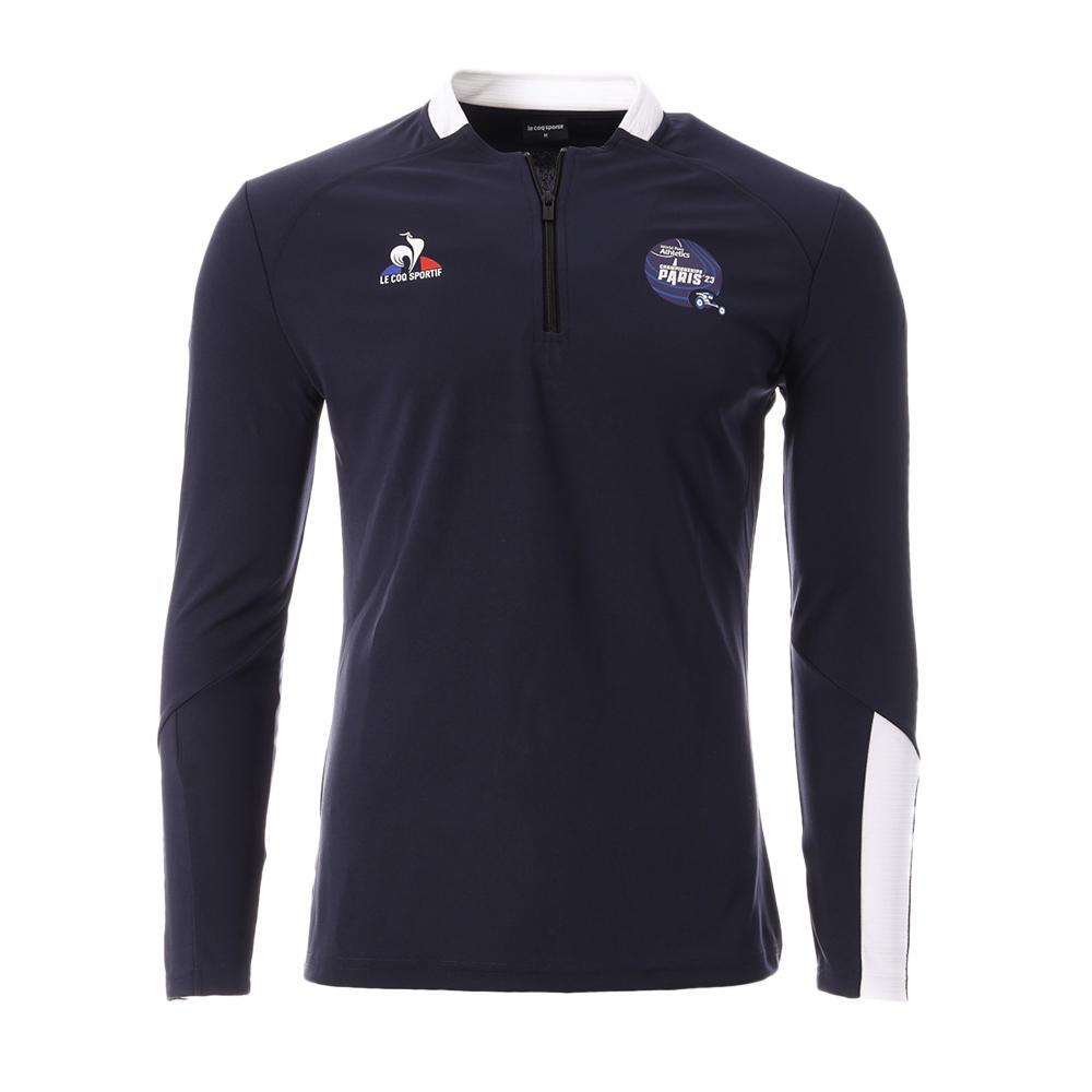Le Coq Sportif Men's Navy Mondiaux Cycling Jersey